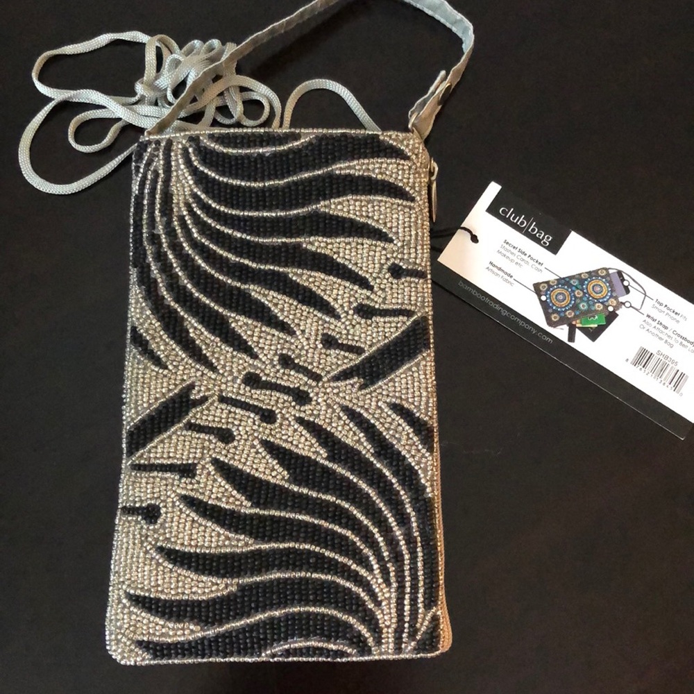 NWT Beaded wristlet